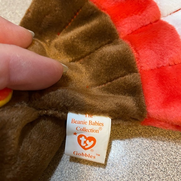 New Ty Baby Flitter butterfly 1999 or Gobbles-1996 - Picture 6 of 7